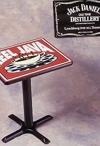 Porcelain Signs and Logotop Tables