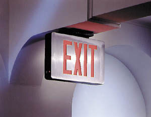 CX Exit Sign
