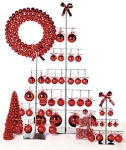 Tiered Metal Ornament Trees
