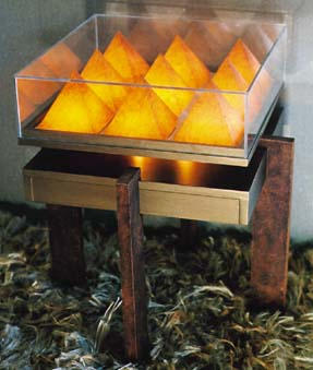 Illuminated Pyramid Table