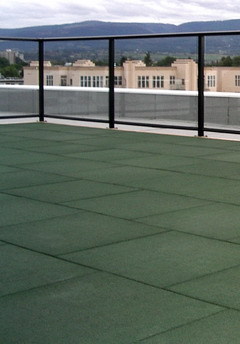 Rooftop Rubber Pavers and Tiles