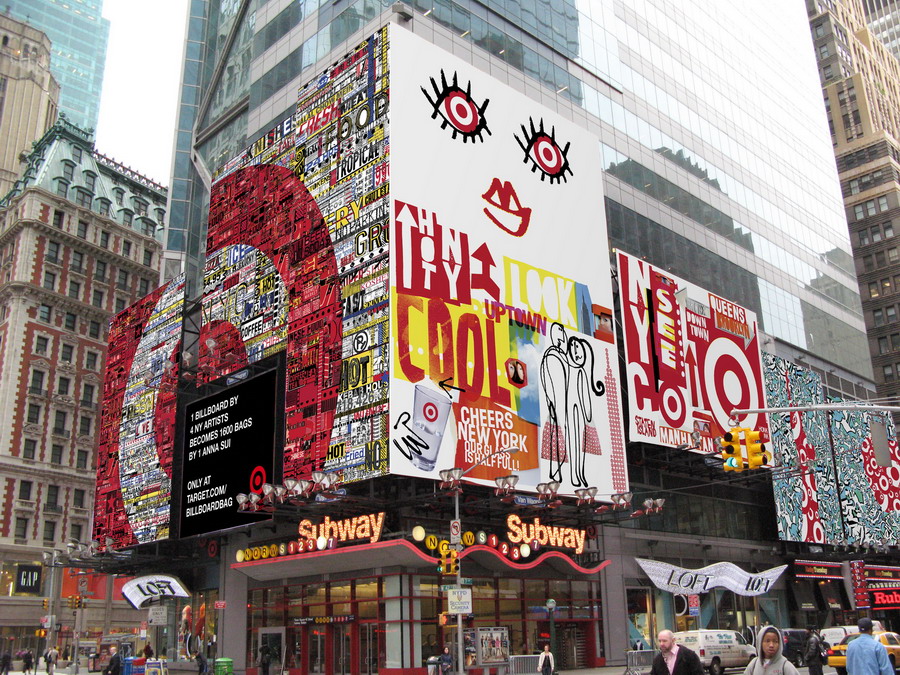 Target Pays Tribute to NYC in Times Square Billboards
