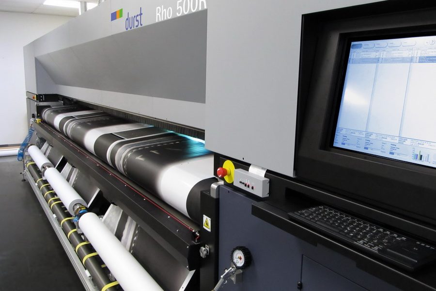 Durst Rho 500r Superwide Roll To Roll Uv Inkjet Printer Visual