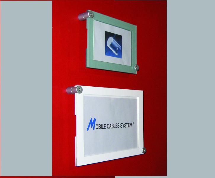 Mobile Cables System Acrylic Sign Holders
