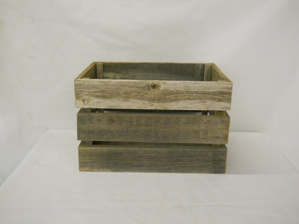 Barn Board Wooden Crates