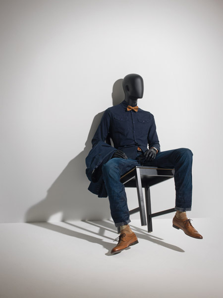 Leaning Man on Chair