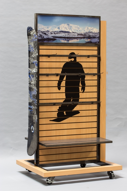 Snowboard Accessories Display
