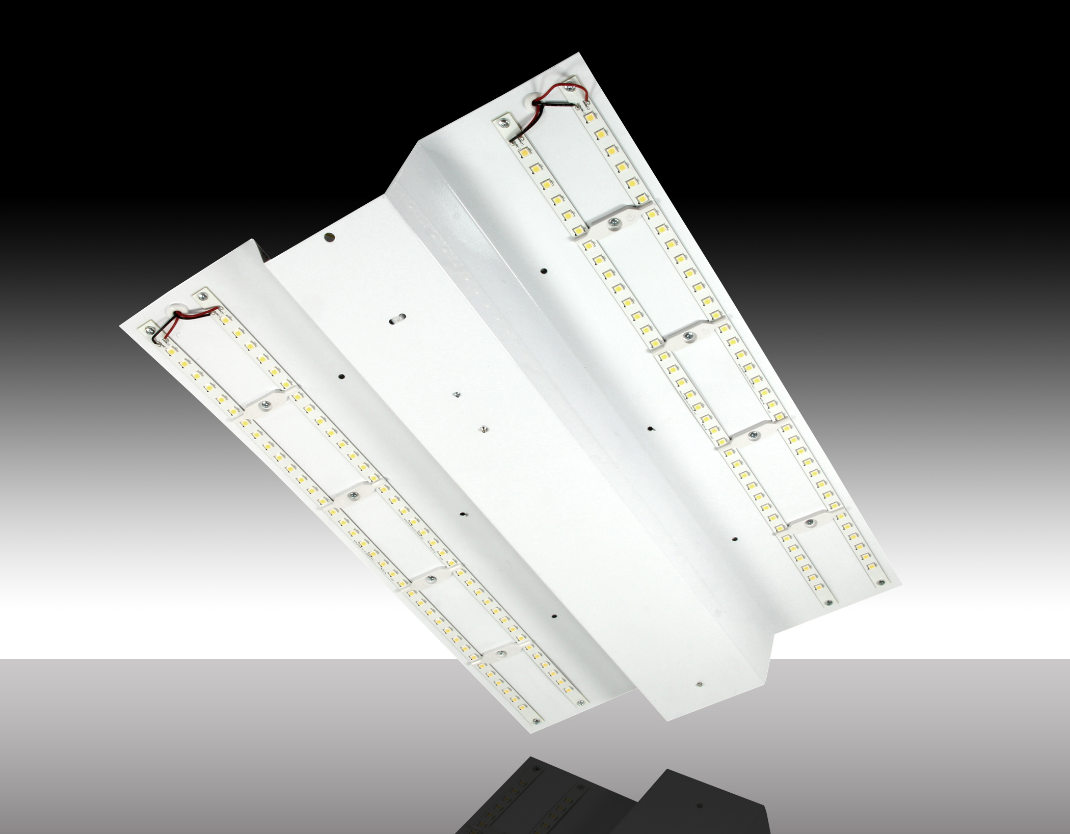 MaxLite’s DLC-qualified Recessed Troffer Retrofit Kits offer seamless switch to LED lighting