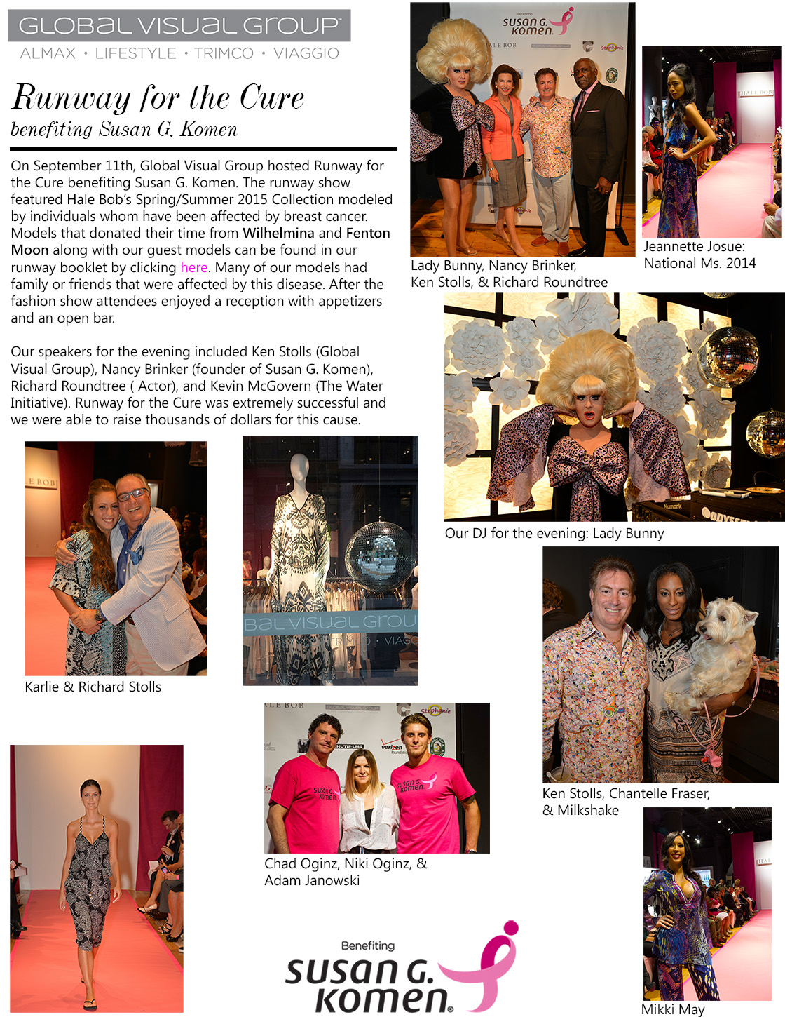 Global Visual Group Hosts Runway for the Cure