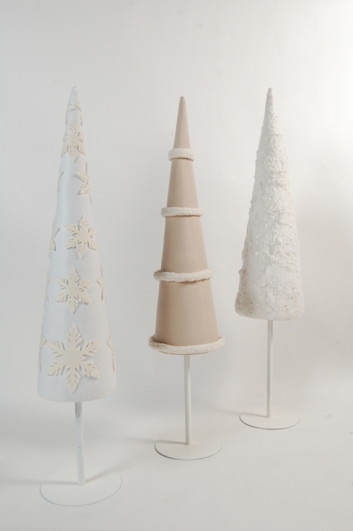 Upholstered Cone Trees