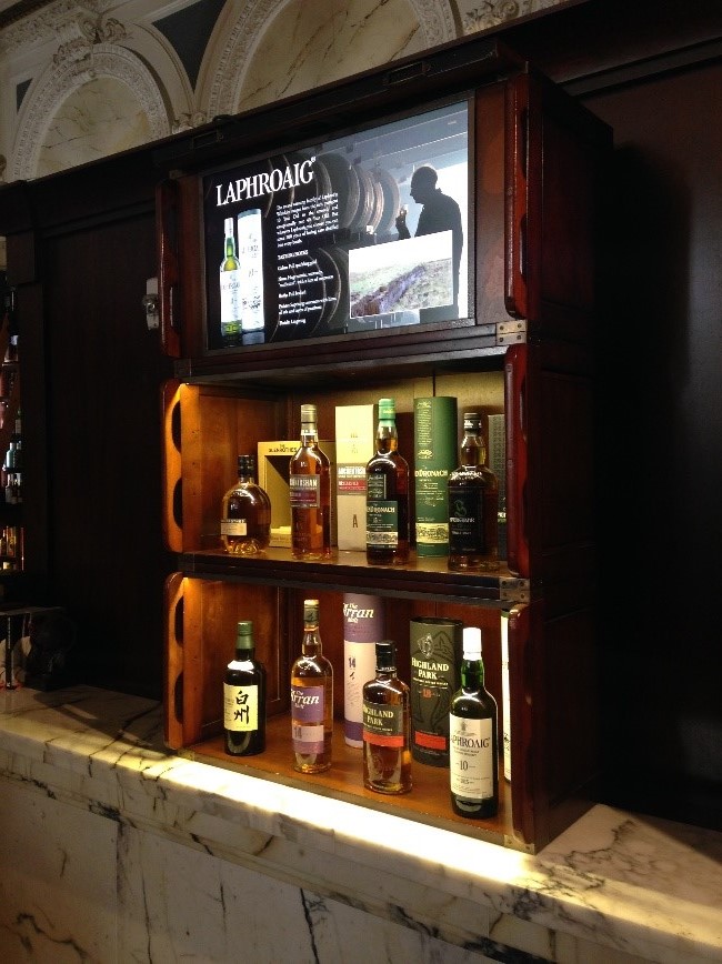 The Bank of Wine &amp; Spirits at Wingtip Unveils Interactive Whiskey Display