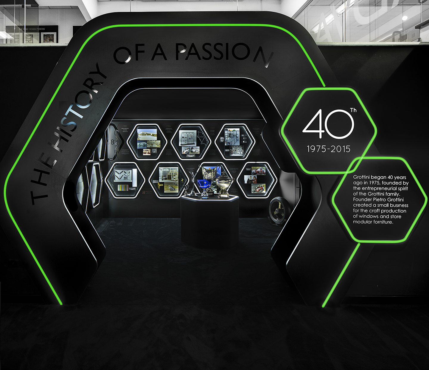 THE INSPIRATIONAL HUB AT GROTTINI (evolution of the showroom) BEARS THE SIGNATURE OF ALESSANDRO LUCIANI