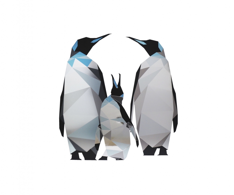 Faceted Penguin Family