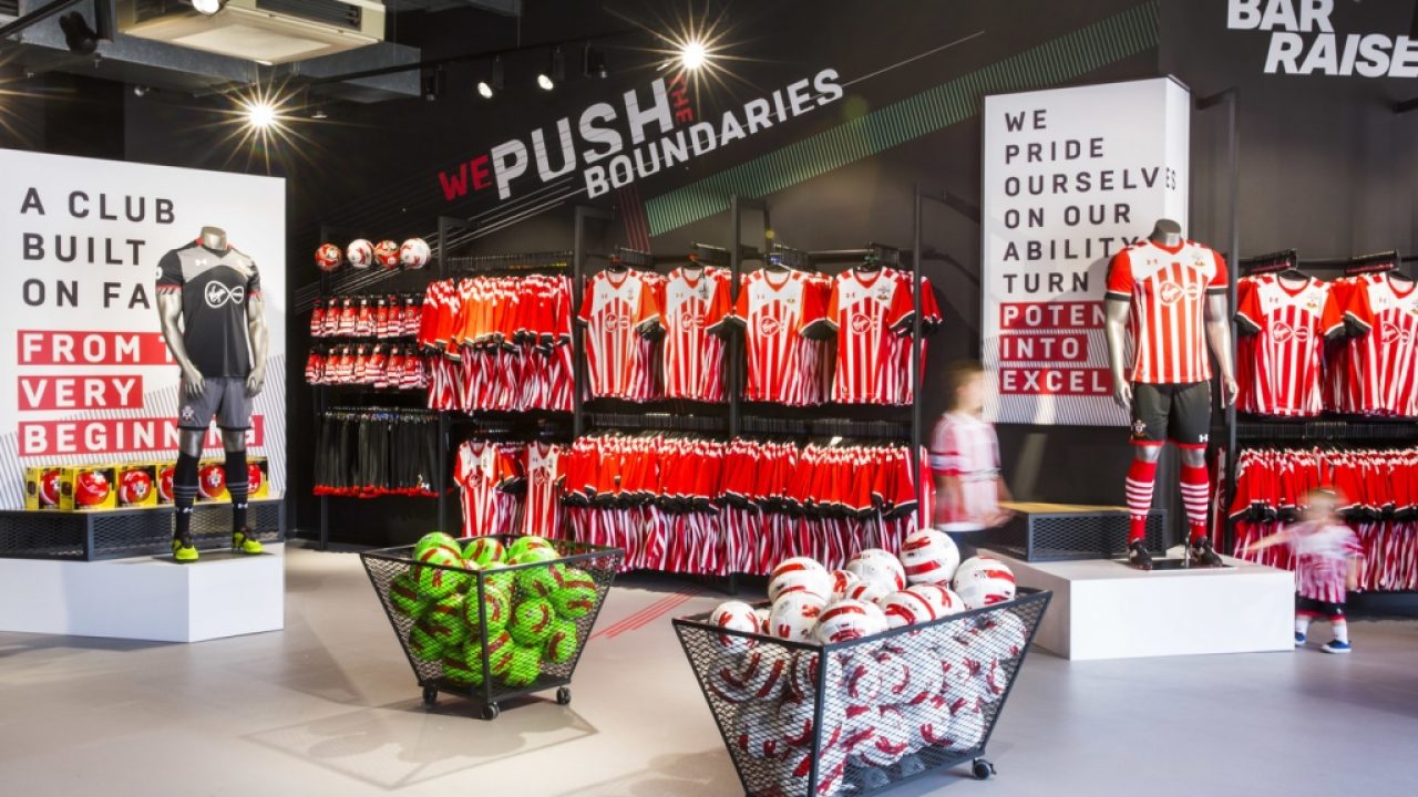 Southampton FC Store Scores Points with Fans – Visual