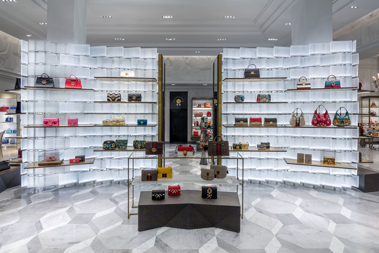 Unique Store Fixtures Takes the Gold — for Brilliant Bergdorf Goodman ...