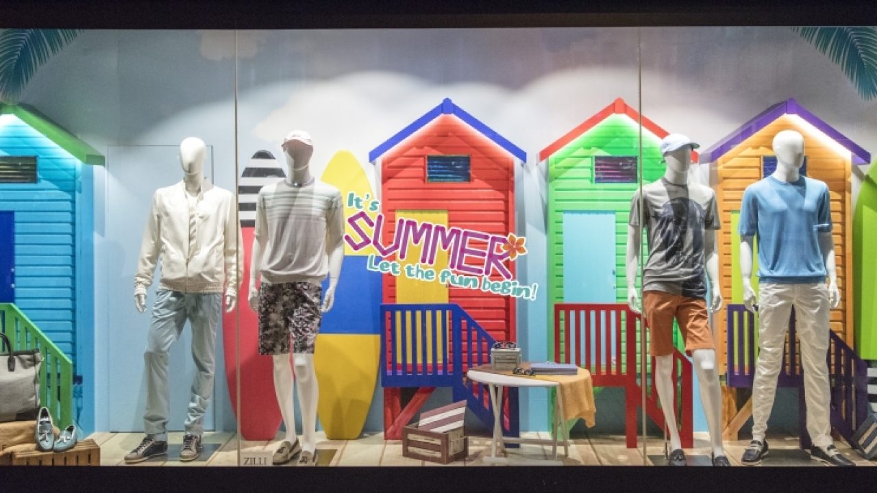 summer window display ideas