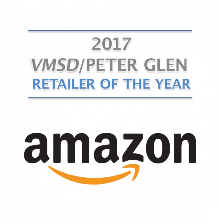 Amazon Named 2017 VMSD/Peter Glen Retailer of the Year