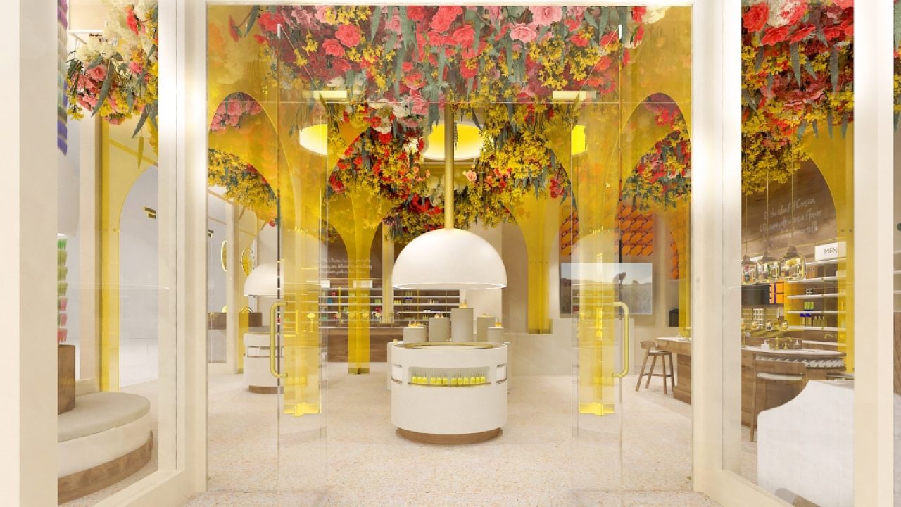Wow. Very ethereal Les Parfums Louis Vuitton Pop-Up at Yorkdale