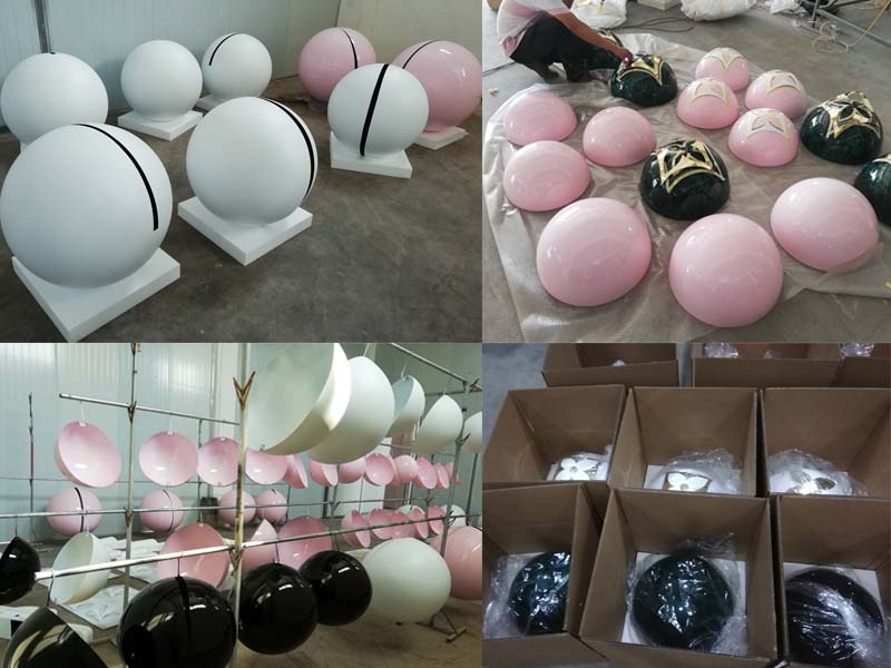 LV Stainless Steel Balls for Shop Window Decoration
