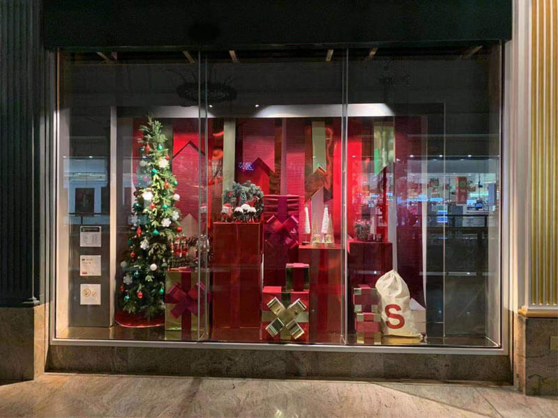 Colorful Ribbons for 2020 M&S Christmas Window Display – Visual  Merchandising and Store Design