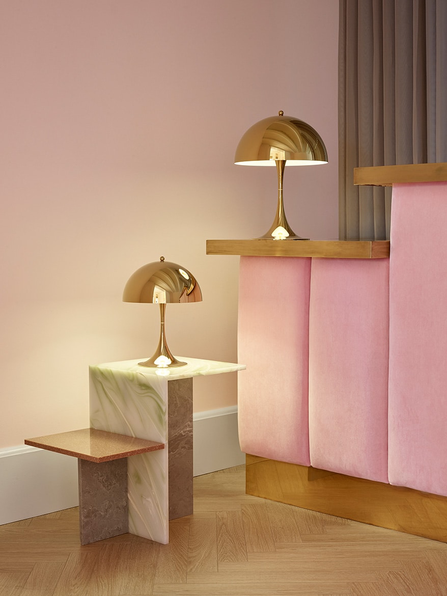 Panthella LED Table Lamp by Louis Poulsen at