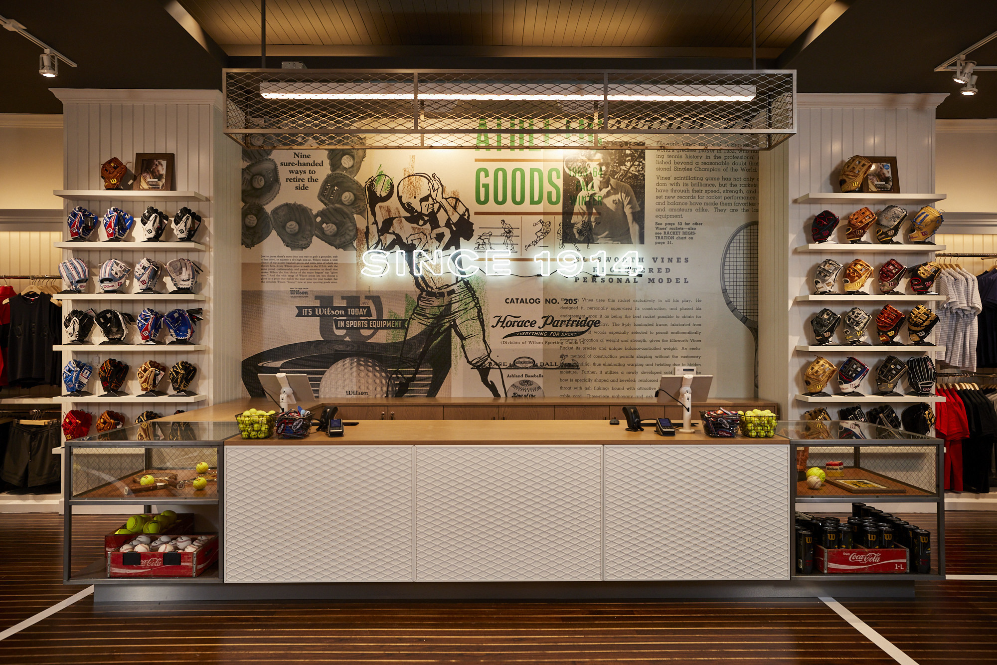 Wilson Opens First Store – Visual Merchandising and Store Design