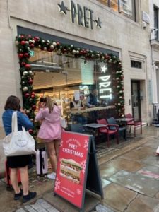 Christmas in July at Pret