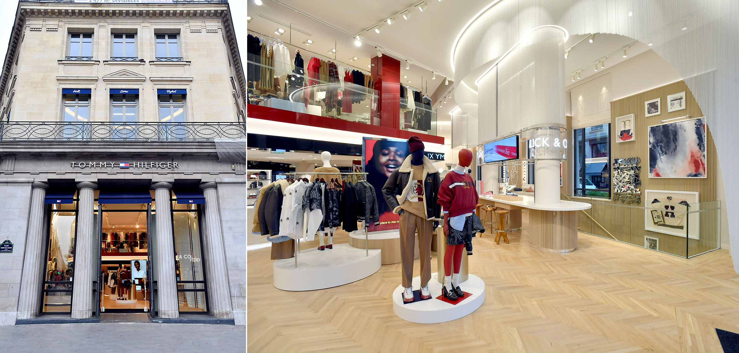 Bruin suspensie handelaar Tommy Hilfiger Debuts American-Inspired Flagship in Paris – Visual  Merchandising and Store Design