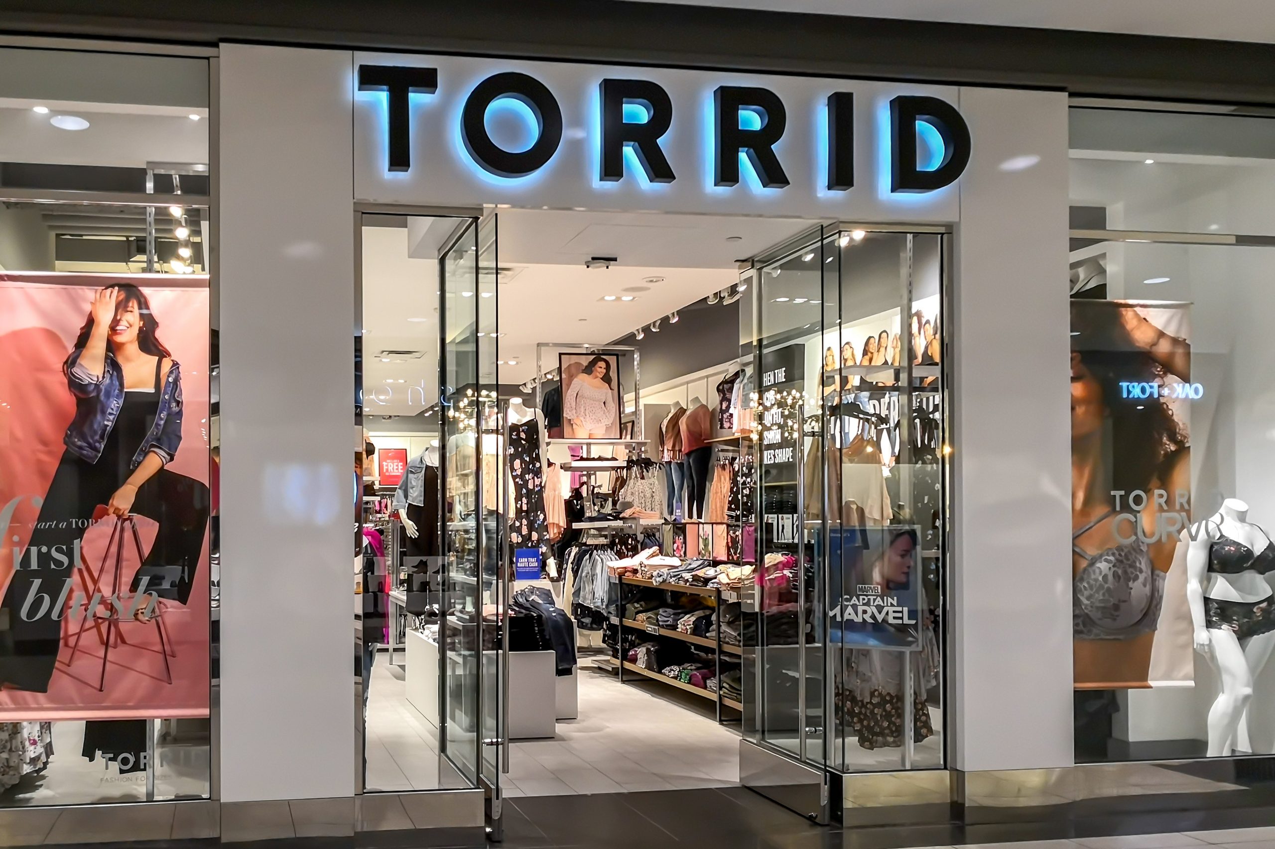 Torrid Revs Up Store Openings – Visual Merchandising and Store Design