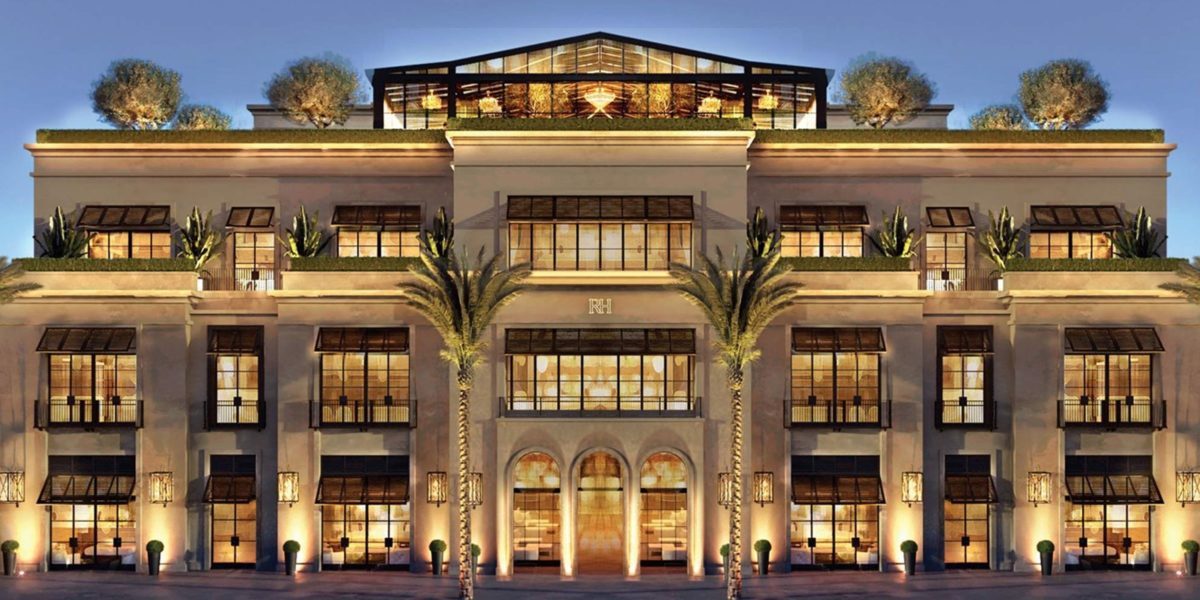 RH to Open 4-Level Design Gallery at Fashion Island