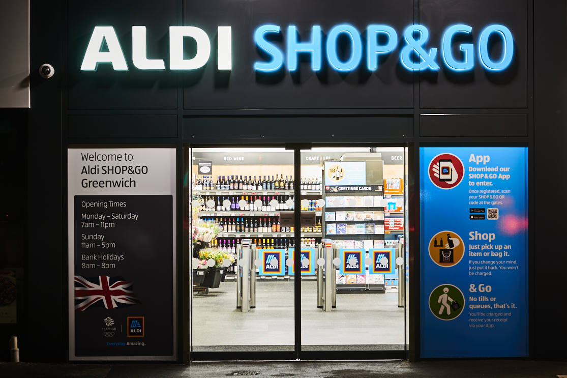 Aldi Opens Checkout-Free Store in London