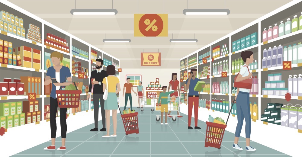 82% of Shoppers Prefer to Buy Groceries in Physical Stores