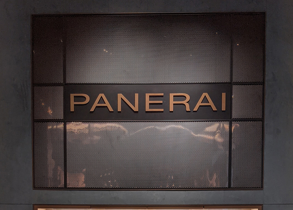 Panerai Signage from Pacific Northern Inc.