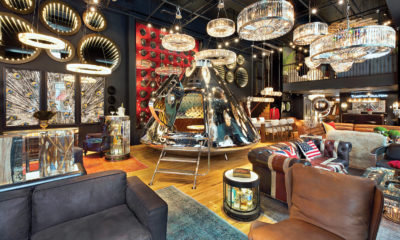Timothy Oulton Flagship Makes One Giant Leap with Life-Sized Apollo Command Module