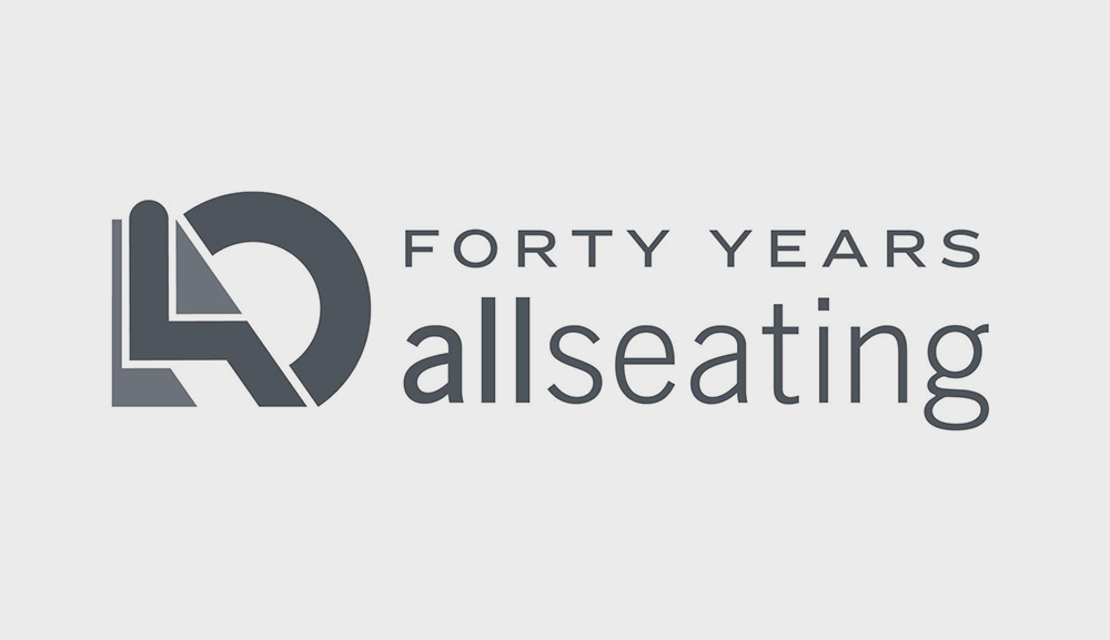 Allseating Celebrates 40th Anniversary with New Commemorative Logo