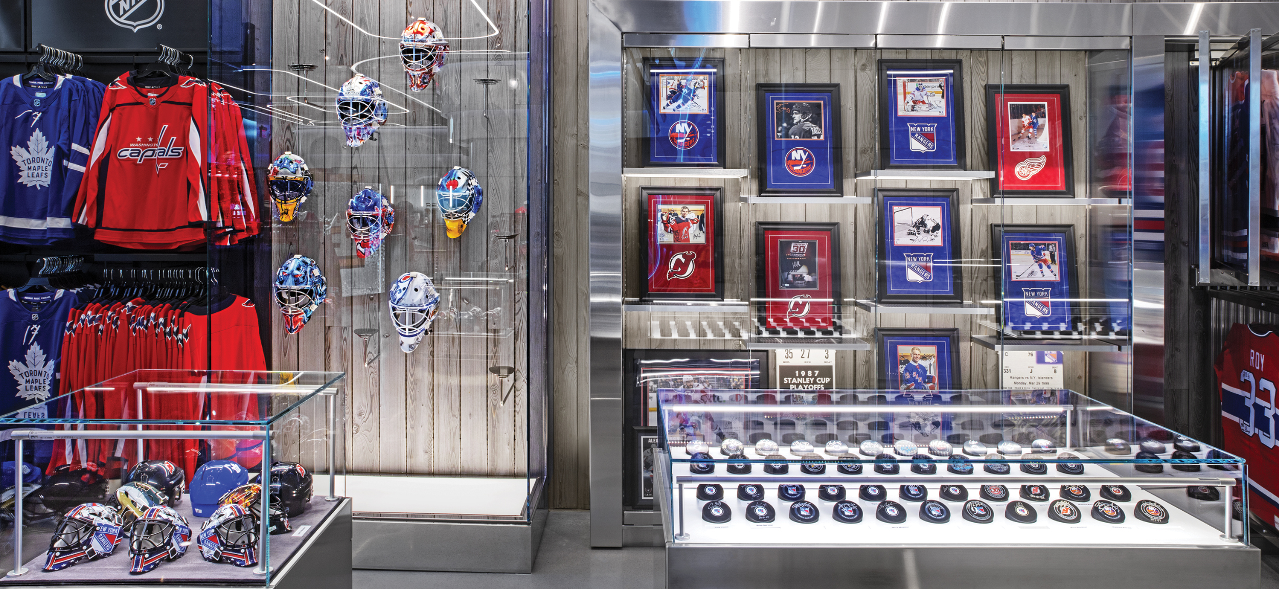 Gear up at the NHL flagship store in Manhattan