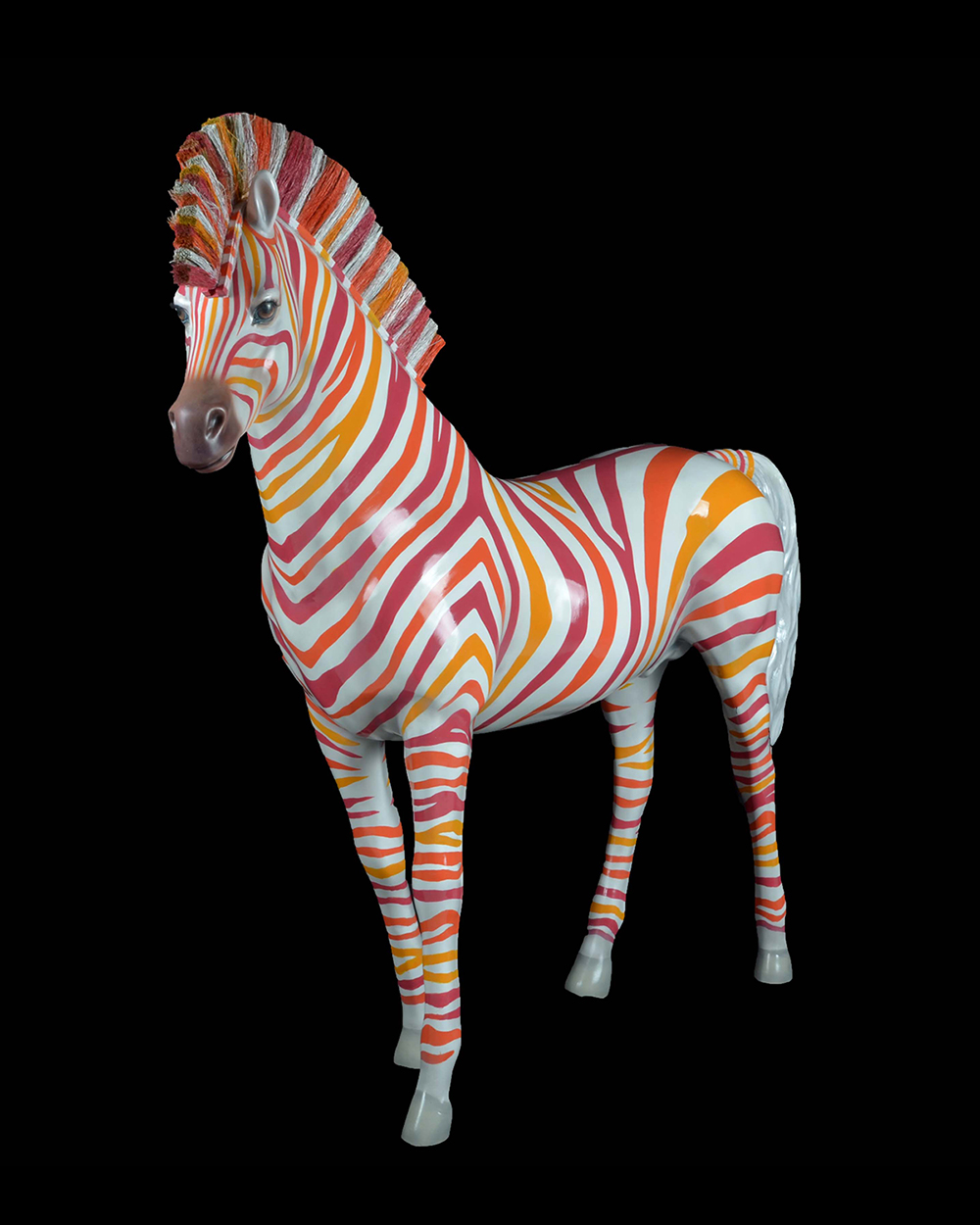 Cofrad Mannequins&#8217; Colorful Zebras
