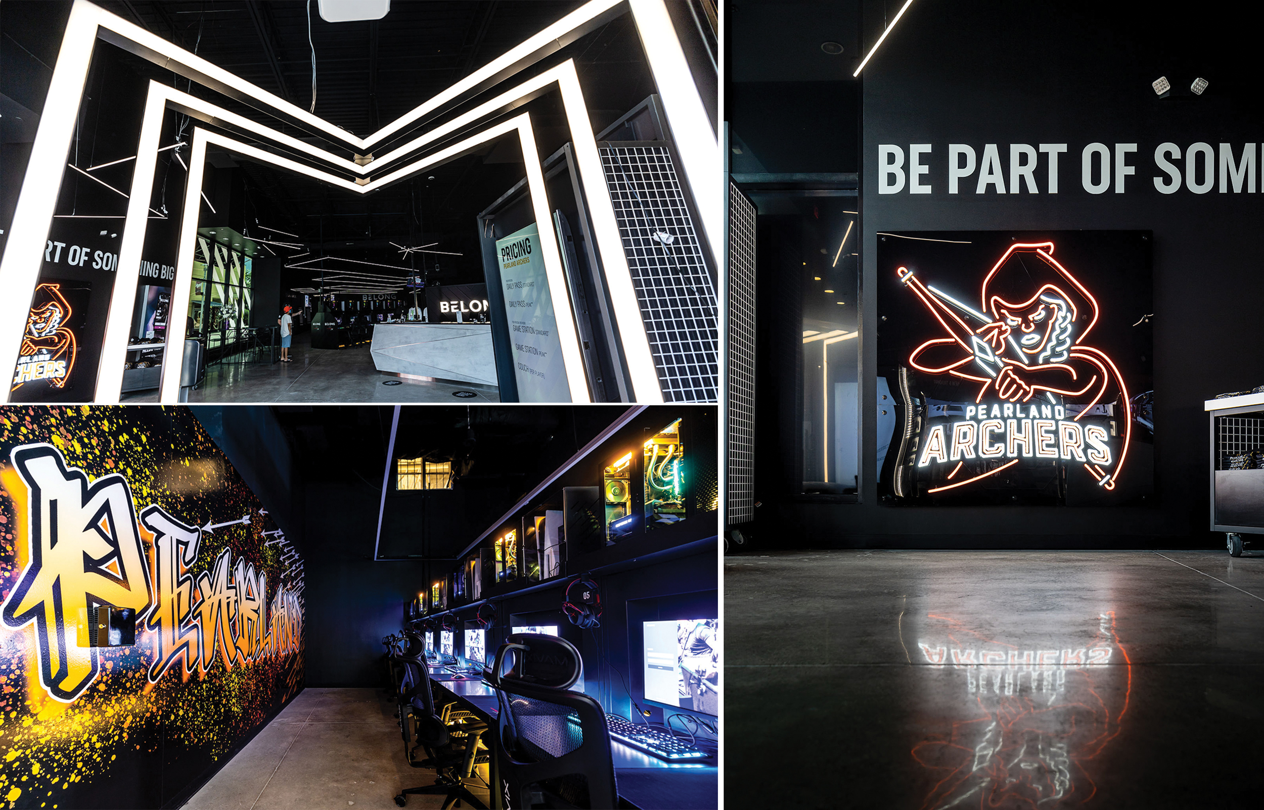 this page Intentionally dark and dramatic, Belong Gaming’s latest concept is set to be rolled out to 500 “arenas” as part of the brand’s global expansion.