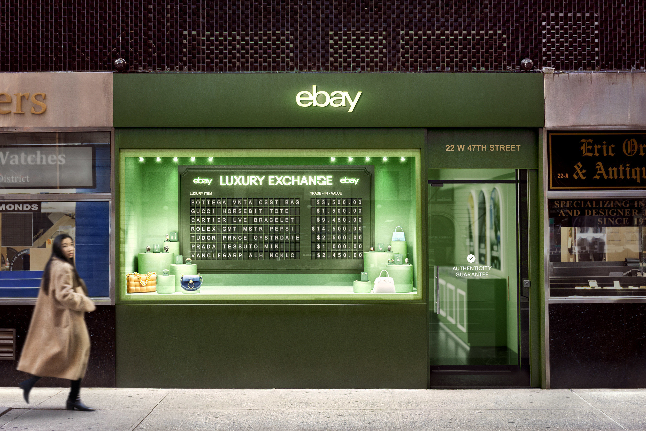 eBay Opens Pop-Up Luxury Exchange