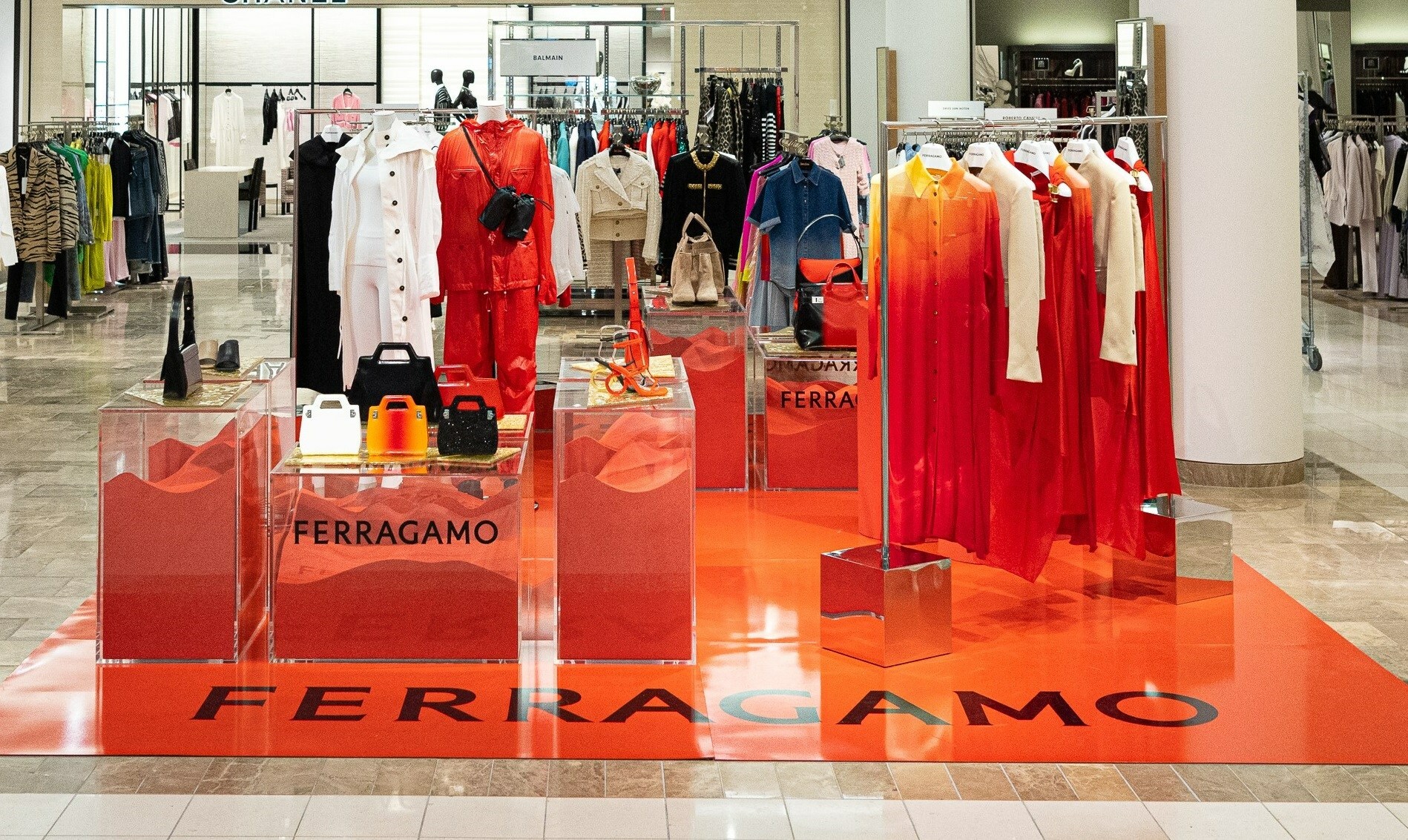 Ferragamo Pop-Ups in 7 Neiman Marcus Stores