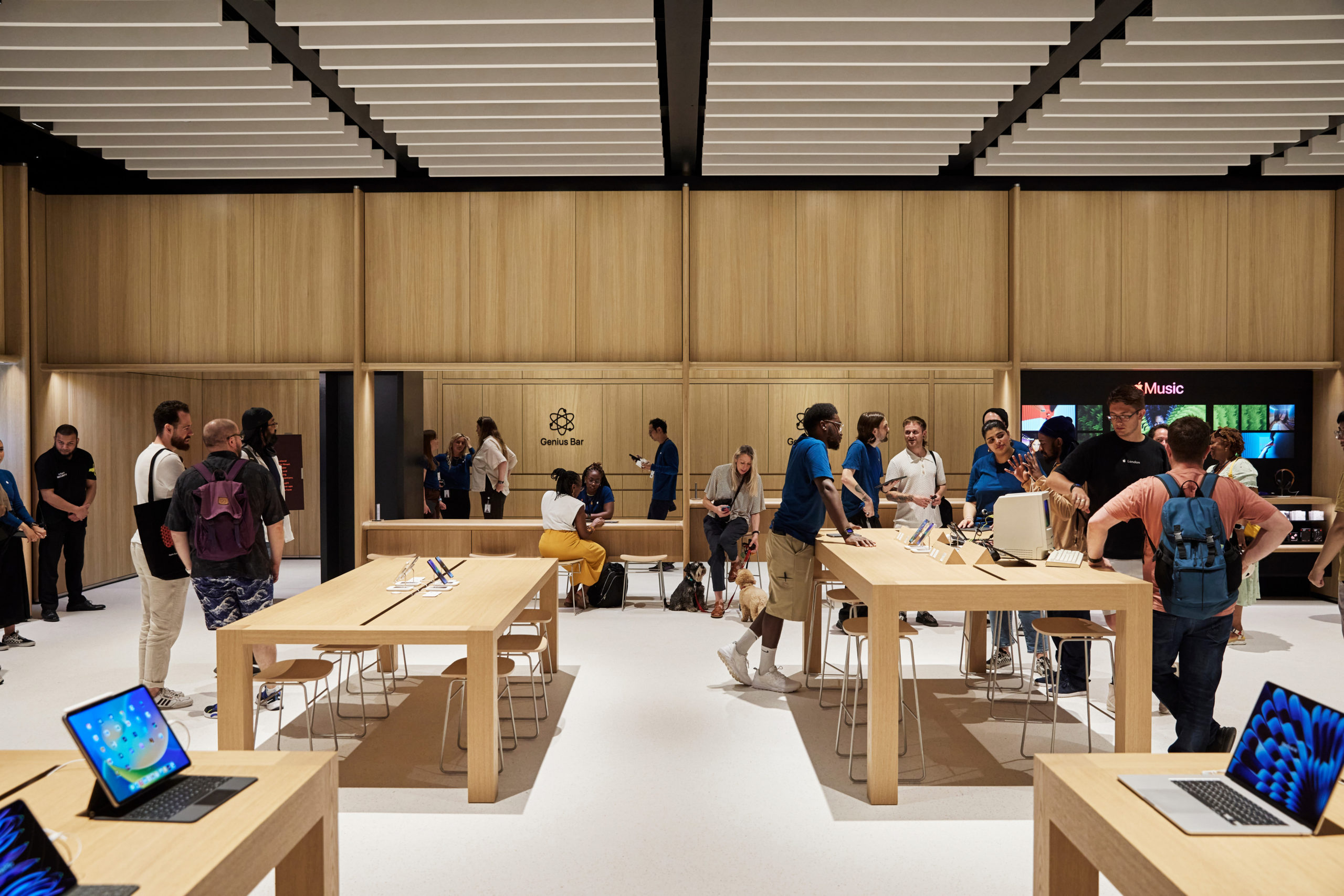Apple Store Opens in Former Battersea Power Station
