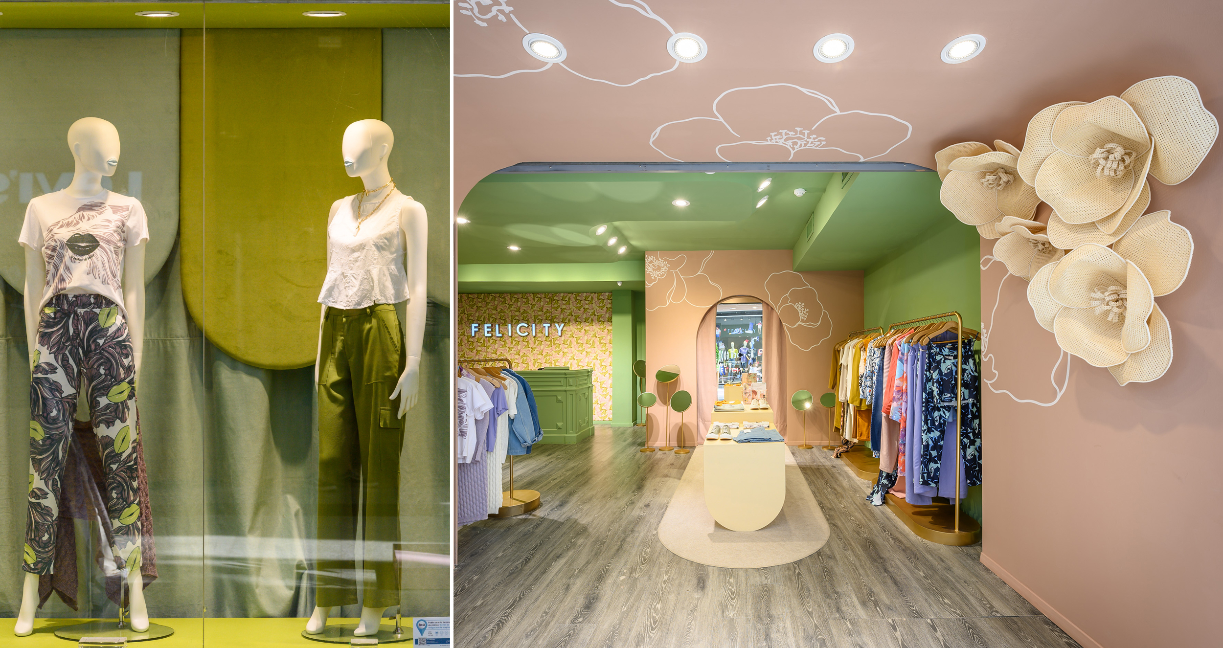 Felicity Pop-Up Store Uses References to Flowers and Vegetation to Support Summer Collection