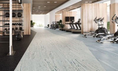 Tarkett Expands Collection of Johnsonite Rubber Sports Flooring With New Triumph and Inertia Patterns